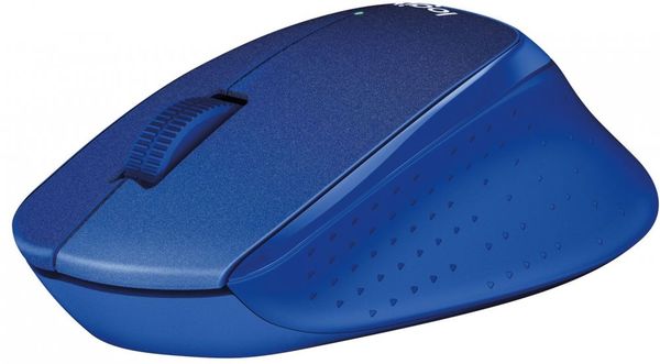 Logitech M330 Silent+ bežični optički miš, plava