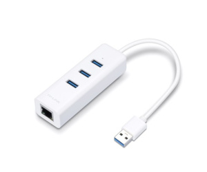 TP-Link USB 3.0 Gbit Ethernet Adapter & 3x USB hub