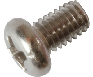 Steel bolt M3 5 mm, 100 pcs.
