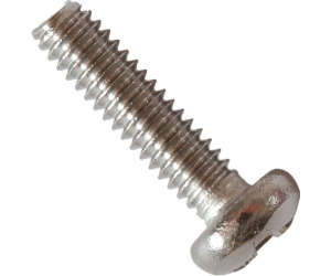 Steel bolt M2 8 mm, 100 pcs.