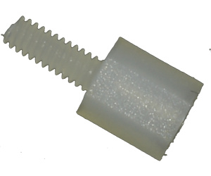 Nylon spacer M2 5 mm, 100 pcs.
