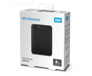 WD Elements 4TB Portable 2,5", USB 3.0