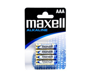 Maxell alkalne baterije LR-3/AAA, 4 komada