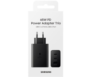 Samsung trio brzi kućni punjač bez kabela,65W,crni