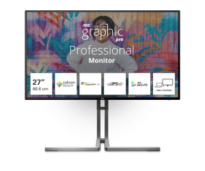 AOC U27U3CV, 27", 4K, HDMI, DP, USB-C, RJ45, Calma